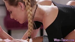 Blonde Teen Licks And Eats Ass In Detail