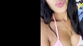 mia caliente first porn video tall sexy teen 18+ takes huge creampie in her pussy