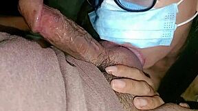 horny neighbor cums in my pussy and mouth twice.