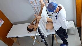Gynecologist Fingers Ass and Fucks