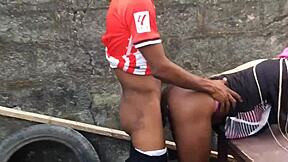 she begged me to fuck her hard and make her pussy talk outdoors