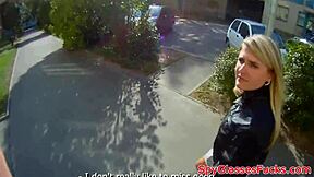 What happens when a real European teen gets bent over and fucked doggystyle outdoors on hidden cam?