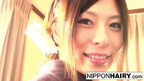 Japanese geisha gets tied up and played with in hardcore hairy pussy action 😈