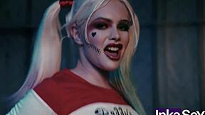 Superman uses harley quinn's bat in the anus during a heroic mission to save the world from disaster