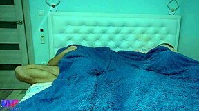 stepdaughter sneaks into stepfather's place for a secret blonde blowjob and fuck session