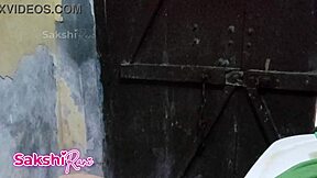 sexy sakshi naked in the shower, bathing and changing cloth close up.