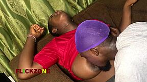 This guy followed me to my house with my big natural tits and chubby ebony body  