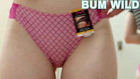 Young teen in sexy lingerie strips nude in storytelling scene