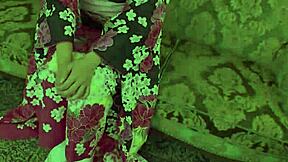 Japanese geisha gets tied up and played with in hardcore hairy pussy action 😈