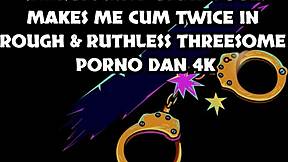 Why settle for one when sensual sucking Vicky dives into bubble butt mmf adventure with double penetration?