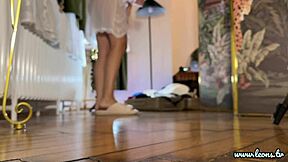 Petite 18+ Cheerleader With Tight Shaved Pussy Shows Up For Fashion Photoshoot Turns Into Porn Casting