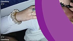 Petite Tatted White Girl Delivers Quick Blowjob Leading to Massive Facial Cumshot from Big Black Cock