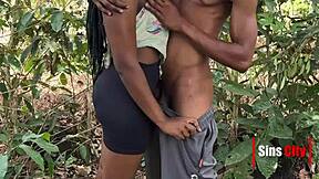 ugh we were out in the tropical rain forest fuckin like crazy... he bent me over doggystyle and pounded hard til i screamed.