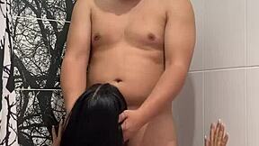 Rica Gets Passionate Fucked In Shower Feeling Every Thrust Until Cum Fills Her Mouth.