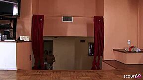 so this slim brown ebony girl next door seduces the big cock black guy for cheating fuck. she rides him cowgirl while his wife is away until facial cumshot.