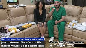 Good moaning from petite latina nicole luva with close up hairy pussy vibrator orgasm