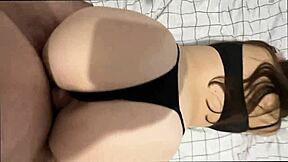 Late night lust girl orgasms lots of cum on ass... oh man, that was intense