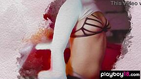 oh wow this glamorous all natural blonde muse polina is strippin down showin off her perfect tits and shaved pussy... its so hot i cant even.