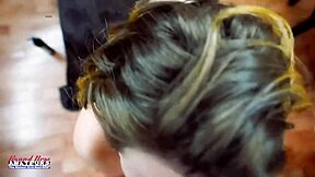 Brunette Teen Nikki P Gives Rimjob And Takes Cock In Wet Pussy And Ass