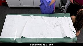 Jack Vegas and Syren De Mer KNOW What SHY Mackenzie Mace's Damp Snatch NEEDS in Hospital - DoctorBangs