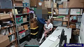 thief in uniform alyssa cole gets caught by police officer