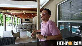 Stepmom's Hubby Can't Get Hard So She Begs For My Cum Inside Her!