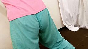 Amateur Muslim stepsister and stepbrother engage in intense anal fucking with doggystyle positions