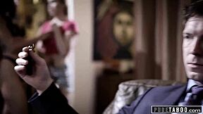 this couple picks up a teen hitchhiker for a wild threesome adventure