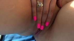 Horny 19 year old brunette gets creampie in her shaved pussy after deepthroat and doggystyle, oh man it's hot sqf