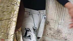 bbw ebony takes big black cock doggystyle in uncompleted building for hardcore sex