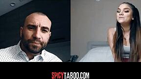 Does Horny Stepdaughter Get Naughty on Video Call with Stepdad?