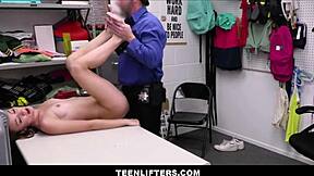 teenlifters - uh, skinny brunette teen 18+ shoplifter caught, ya know? veronica church and jack vegas with petite pov feet and monster cock action.