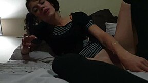 Smoking Pussy Upskirt Tease In Cute Emo Outfit