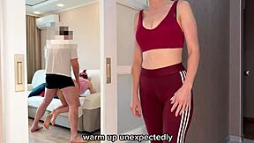 Horny Russian Stepmom With Big Tits Gets Bent Over Doggystyle Creampie From Big Cock In Homemade POV After Seeing Girlfriend Fuck