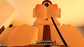 Let's reinforce our friendship with some hot sex while playing Roblox.