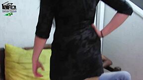 Stepdad waits for wife to leave then grabs young stepdaughter on sofa.