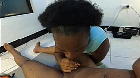 Hey papi i'm your submissive black ebony sloppy head slut toy stick that big cock here for suck n spit play - jhodez1