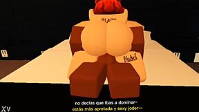 Let's reinforce our friendship with some hot sex while playing Roblox.