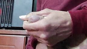 Hey, check out this big cumshot exploding from my hard cock, wanna see more?