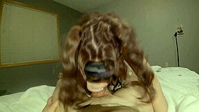 I slipped into bed with my brunette wife, giving her a deepthroat blowjob and rough missionary fuck until cum covered her big natural tits.