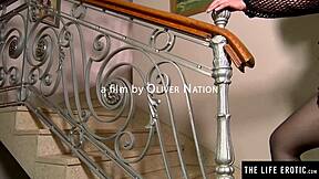 oh i see this sexy girl shoot balls from her pussy while masturbating uh