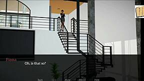 Blonde And Brunette Milf Play Erotic Game With Teen!