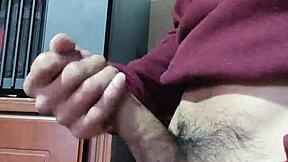 Hey, check out this big cumshot exploding from my hard cock, wanna see more?