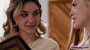 Hey Demi Hawks, want to learn steamy lesbian basics from Explicit Kait with fingering and tribbing?