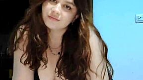 Why is this cute chubby girl riding your cock in her bedroom?