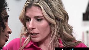 Lovely Milf Cory Chase Helps Stepbae Olivia Jay Become Certified Lesbian Through Interracial Kissing And Cunilingus