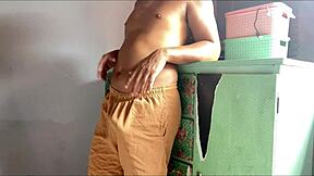 Cute brunette engages in a simple smoking session with her girl next door charm