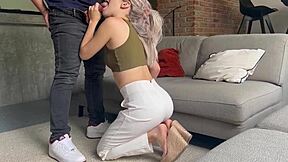 Why Does This Hot Roomie Get Rough Sex In The Lobby With Her Perverted Roommate's Big Cock After A Few Drinks, Moaning In Doggystyle And Cowgirl?