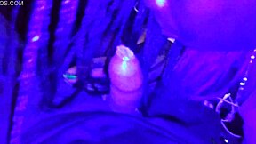 ebony teen 18+ gags on latin dick with choking deepthroat action