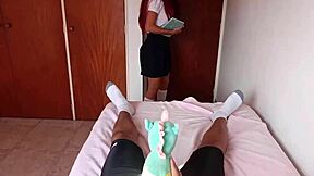 Hermanastras universitarias mexicanas casero caliente a los 18 años con tetas perfectas big ass cum homemade anal assfucking